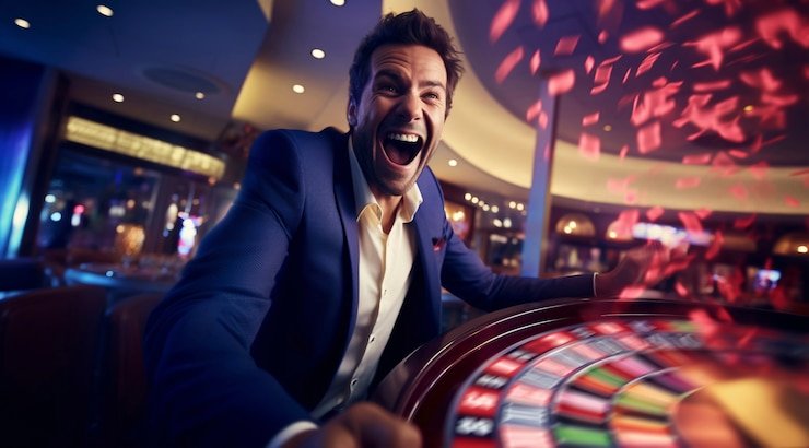 Live baccarat payout display showing Player 1-to-1, Banker 0.95-to-1, Tie 8-to-1