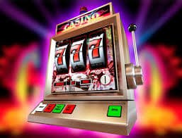 Mega Sevens three-reel slot machine display